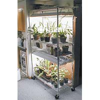 溫室大棚園藝栽培架_園林植物培育架_可調(diào)節(jié)層距樹(shù)苗花架（1）