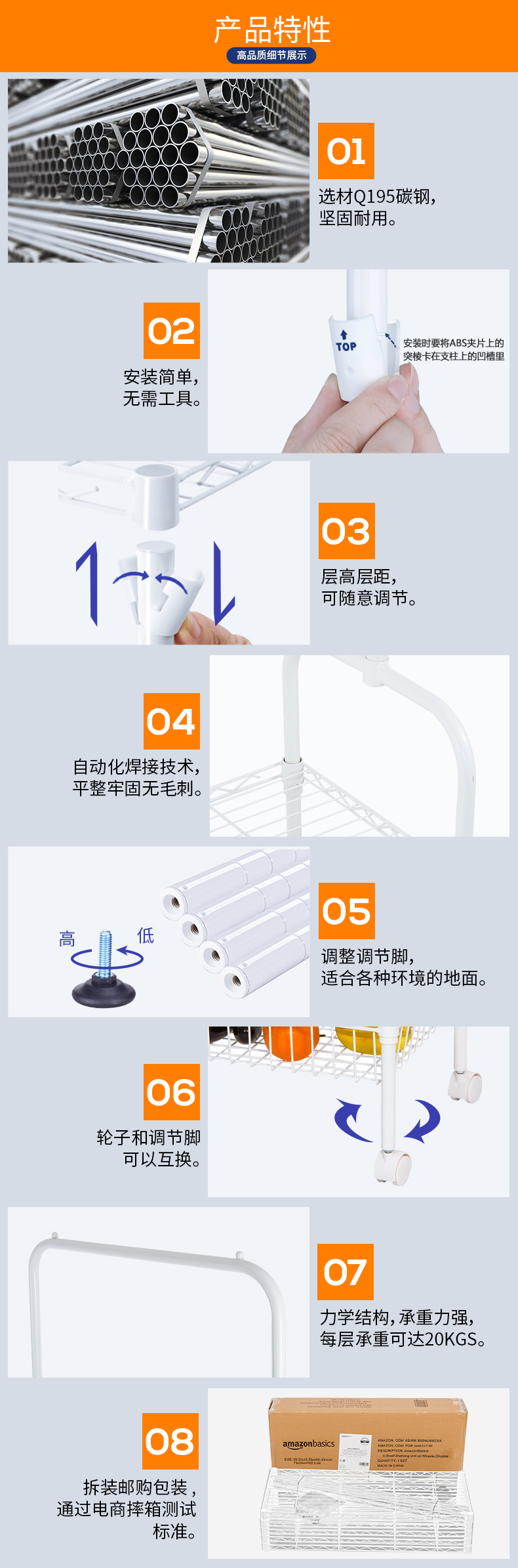 金屬碳鋼線(xiàn)網(wǎng)簡(jiǎn)易衣櫥架布衣柜-川井 (2)