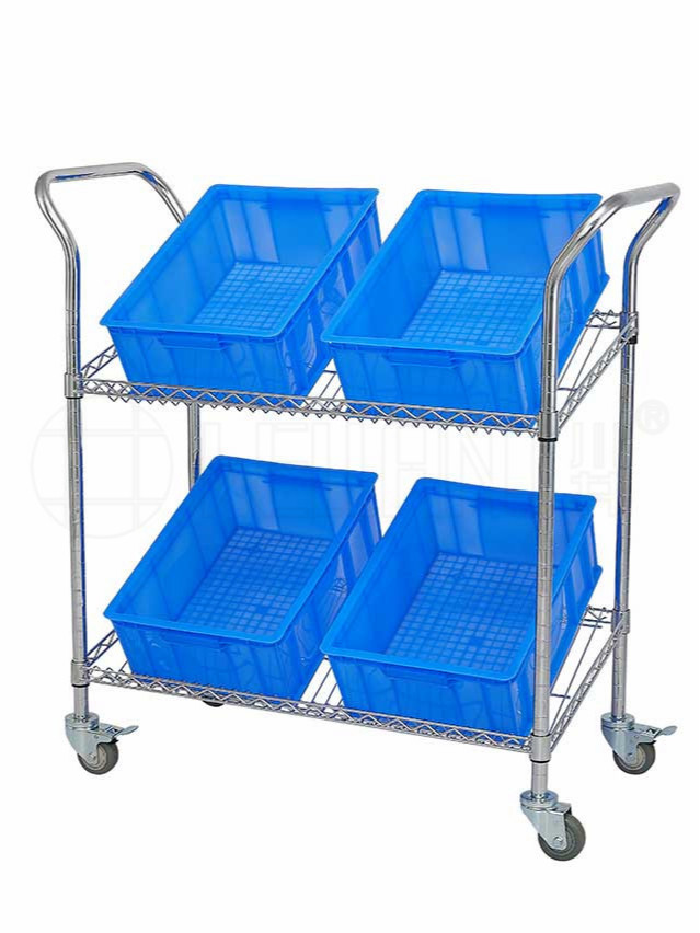 物料倉(cāng)庫(kù)貨品配件揀貨車手推車