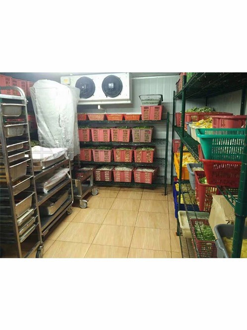 酒店商業(yè)廚房冷庫線網貨架